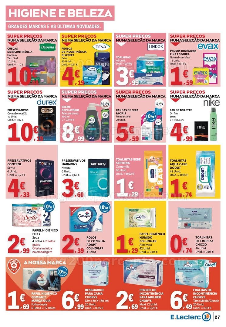 Antevisão Folheto E-LECLERC Promoções de 24 a 30 setembro